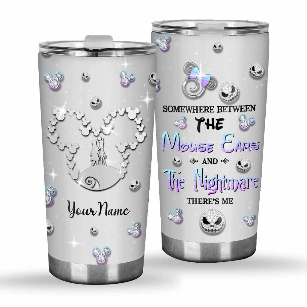 Personalized 20oz Mouse Tumbler Custom Name Gift for Disney Fans