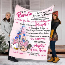 Load image into Gallery viewer, Personalized Blanket for Best Friend Custom Name Gift
