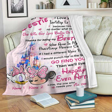 Load image into Gallery viewer, Personalized Blanket for Best Friend Custom Name Gift
