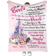 Load image into Gallery viewer, Personalized Blanket for Best Friend Custom Name Gift
