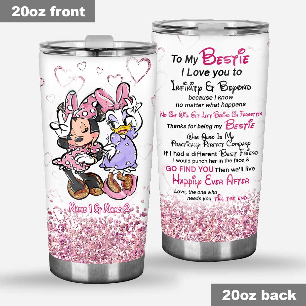 Personalized Bestie Tumbler Custom Name Gift for Friends