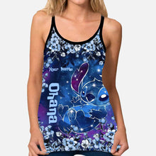 Load image into Gallery viewer, Personalized Cross Tank Top &amp; Leggings Set for Mom's Day Gift
