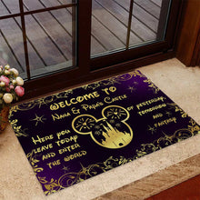Load image into Gallery viewer, Personalized Doormat Welcome to Nana &amp; Papa's Castle Gift
