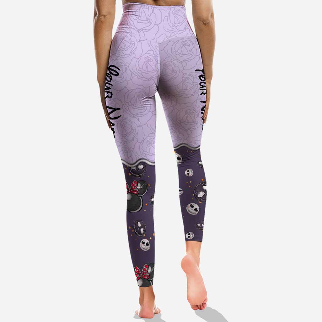 Personalized Hollow Tank Top and Leggings Custom Name Gift