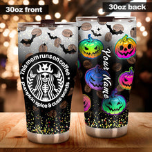 Load image into Gallery viewer, Personalized Halloween Tumbler Custom Name for Mom
