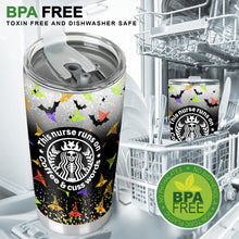 Load image into Gallery viewer, Personalized Halloween Nurse Tumbler Custom Name Gift for Nurse
