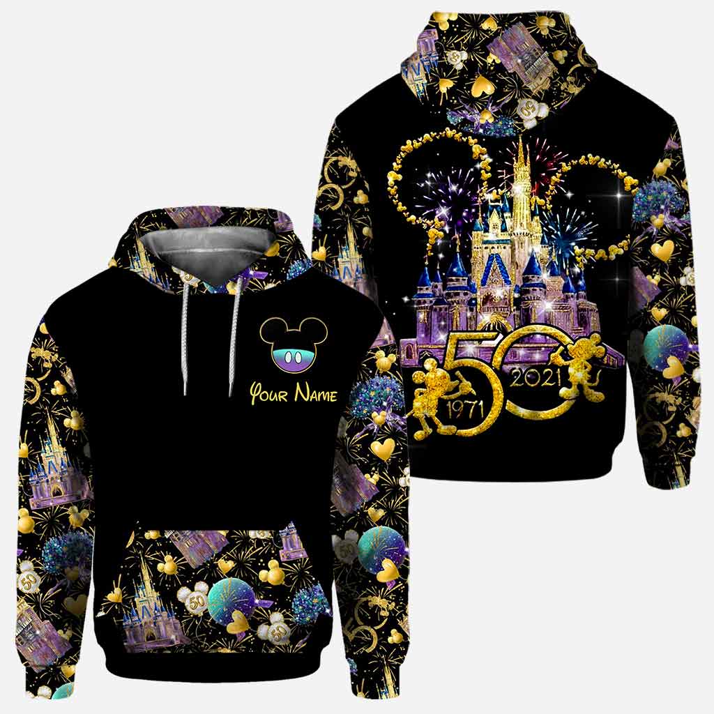 Personalized 50th Anniversary Magic Kingdom Hoodie All Over Print Gift