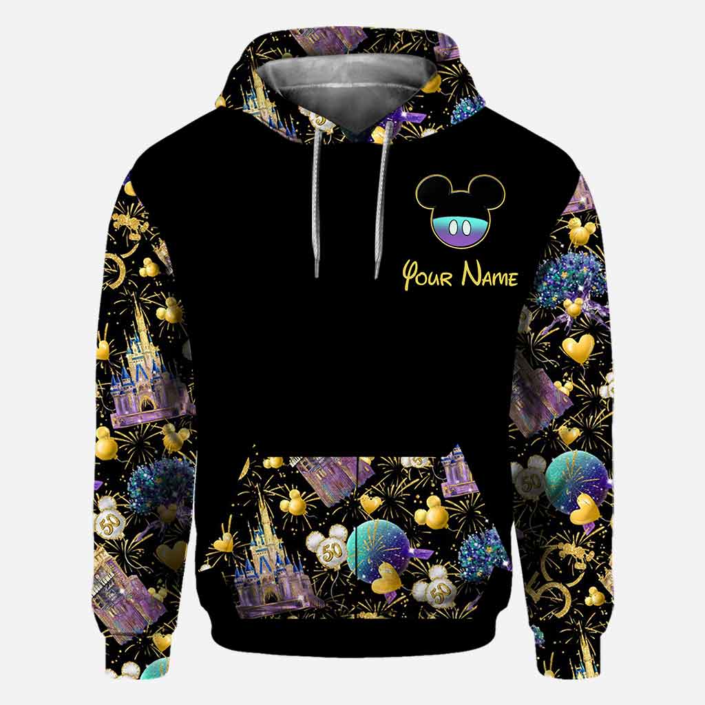 Personalized 50th Anniversary Magic Kingdom Hoodie All Over Print Gift