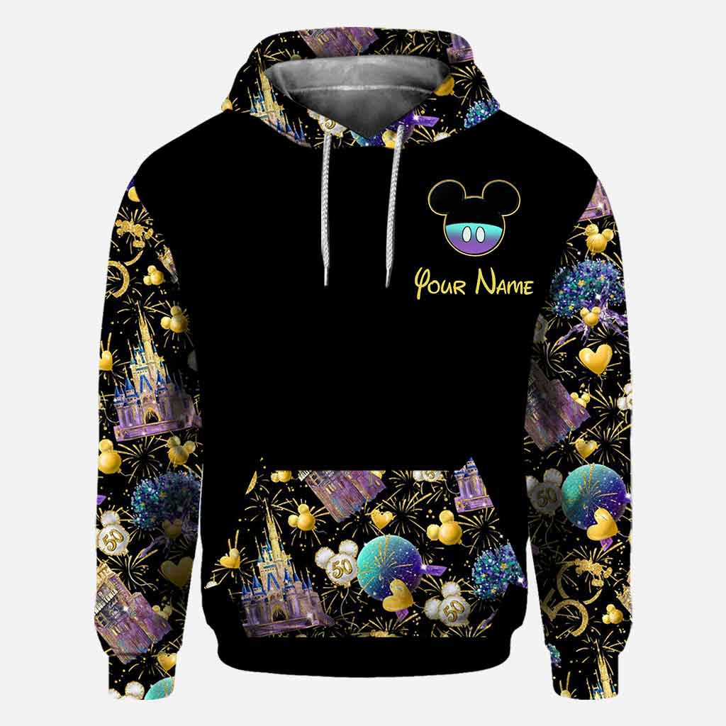 Personalized 50th Anniversary Magic Kingdom Hoodie All Over Print Gift