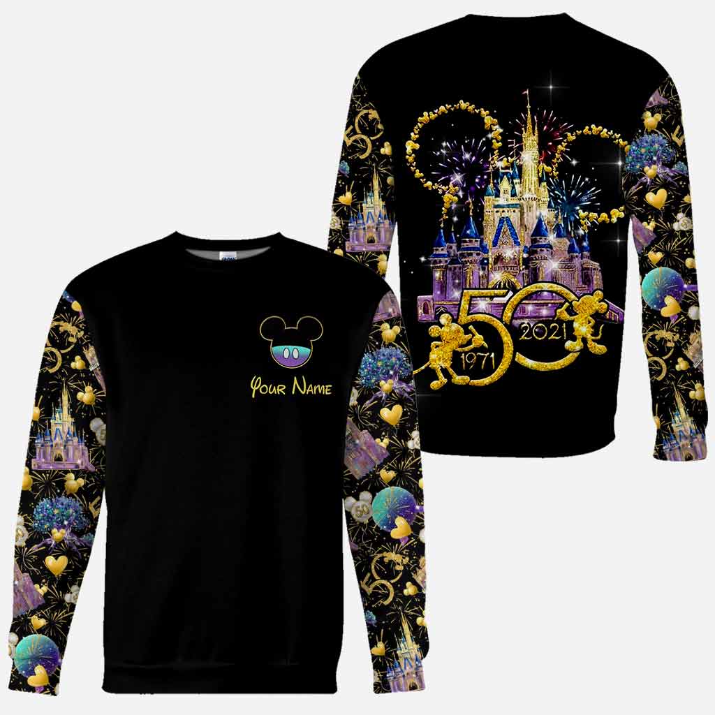 Personalized 50th Anniversary Magic Kingdom Hoodie All Over Print Gift