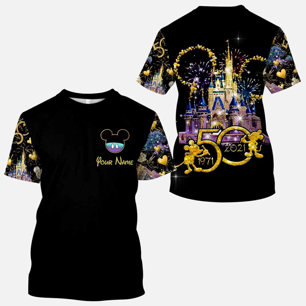 Personalized 50th Anniversary Magic Kingdom Hoodie All Over Print Gift