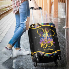 Load image into Gallery viewer, Personalized Luggage Cover for 50th Anniversary | Custom Name
