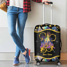 Load image into Gallery viewer, Personalized Luggage Cover for 50th Anniversary | Custom Name
