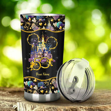 Load image into Gallery viewer, Personalized 50th Anniversary Magic Kingdom Tumbler for Couples
