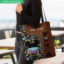 Load image into Gallery viewer, Personalized Magic Kingdom Tote Bag Custom Name Gift Idea
