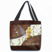 Load image into Gallery viewer, Personalized Tinkerbell Tote Bag Custom Name Gift for Mom
