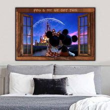 Load image into Gallery viewer, Personalized Mouse Poster Custom Names Gift for Couples
