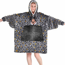 Load image into Gallery viewer, Personalized Magical Mouse Ears Blanket Hoodie Custom Name Gift for Kids
