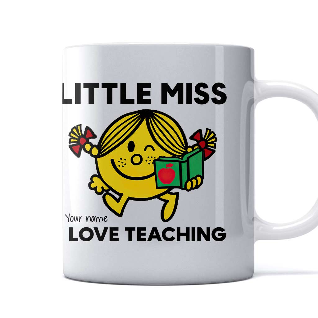Personalized Teacher Mug with Name and Fun Design for Classroom