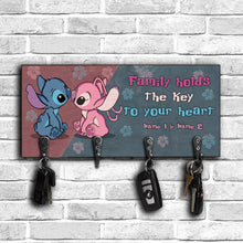 Load image into Gallery viewer, Personalized Ohana Key Rack Custom Name Gift for Family
