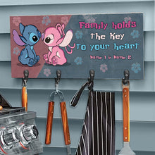 Load image into Gallery viewer, Personalized Ohana Key Rack Custom Name Gift for Family
