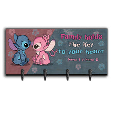 Load image into Gallery viewer, Personalized Ohana Key Rack Custom Name Gift for Family
