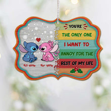 Load image into Gallery viewer, Personalized Christmas Ohana Ornament Custom Name Gift for Couples
