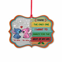 Load image into Gallery viewer, Personalized Christmas Ohana Ornament Custom Name Gift for Couples
