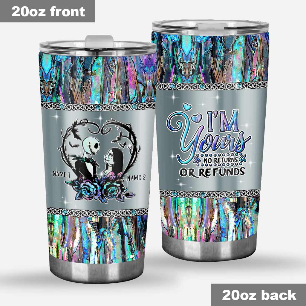 Personalized I'm Yours Tumbler Custom Name Gift for Anniversary