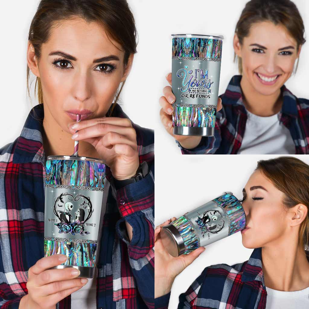 Personalized I'm Yours Tumbler Custom Name Gift for Anniversary