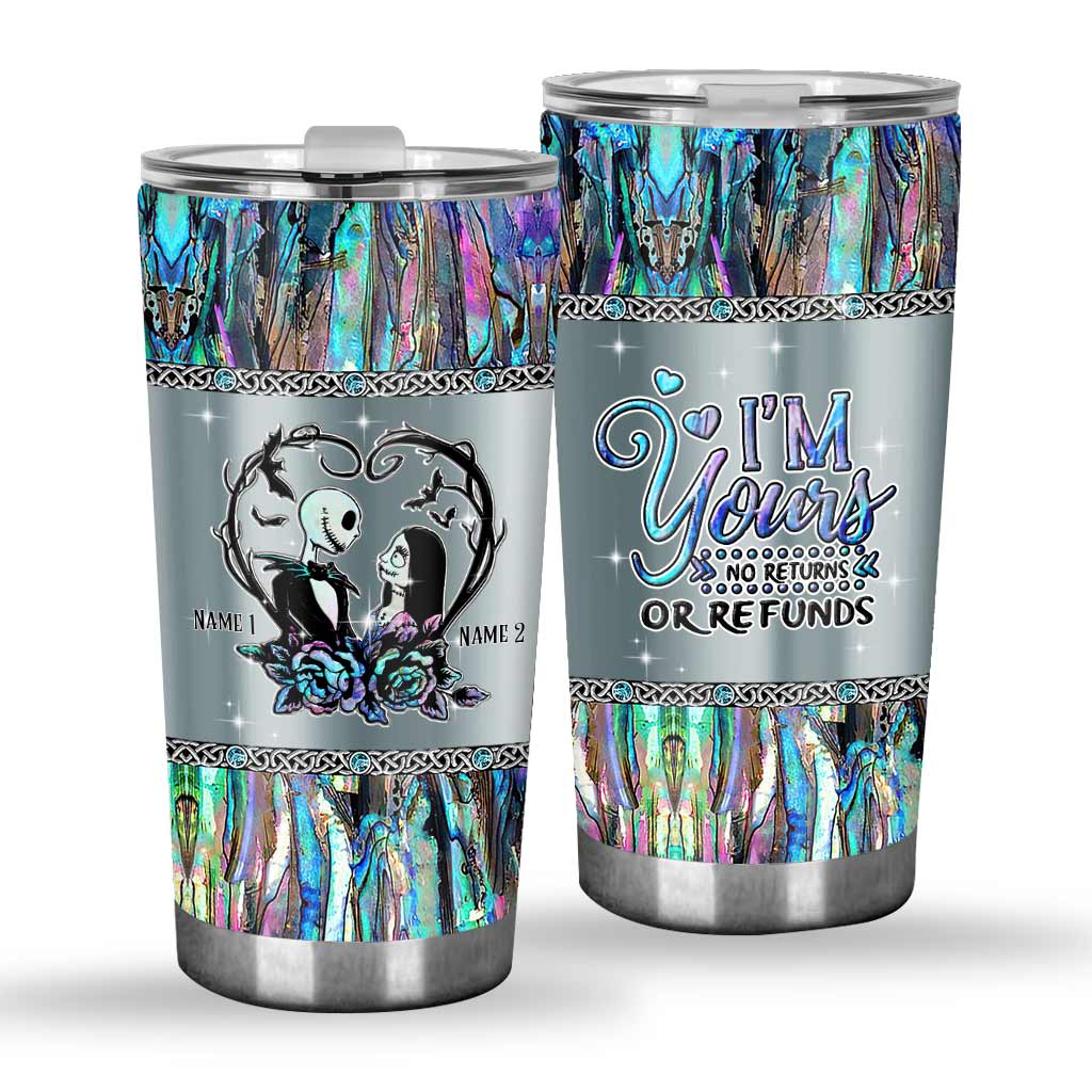 Personalized I'm Yours Tumbler Custom Name Gift for Anniversary