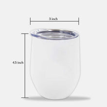 Load image into Gallery viewer, Personalized Nightmare Wine Tumbler Custom Name Gift for Halloween
