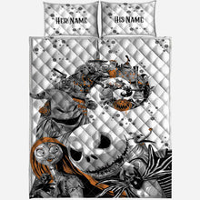 Load image into Gallery viewer, Personalized Nightmare Quilt Set for Couples | Halloween Gift
