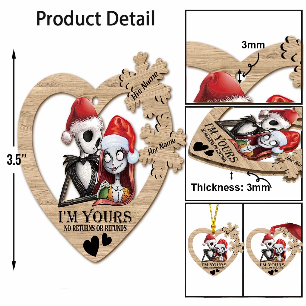 Personalized Christmas Ornament I'm Yours Custom Name Gift