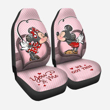 Load image into Gallery viewer, Personalized Mouse Seat Covers for Valentine's Day Wedding Gift
