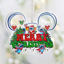 Load image into Gallery viewer, Personalized Acrylic Christmas Ohana Ornament Gift for Family
