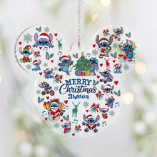 Load image into Gallery viewer, Personalized Ohana Christmas Ornament Custom Name Gift
