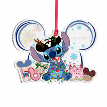 Load image into Gallery viewer, Personalized Christmas Ornament Transparent Acrylic Gift for Family
