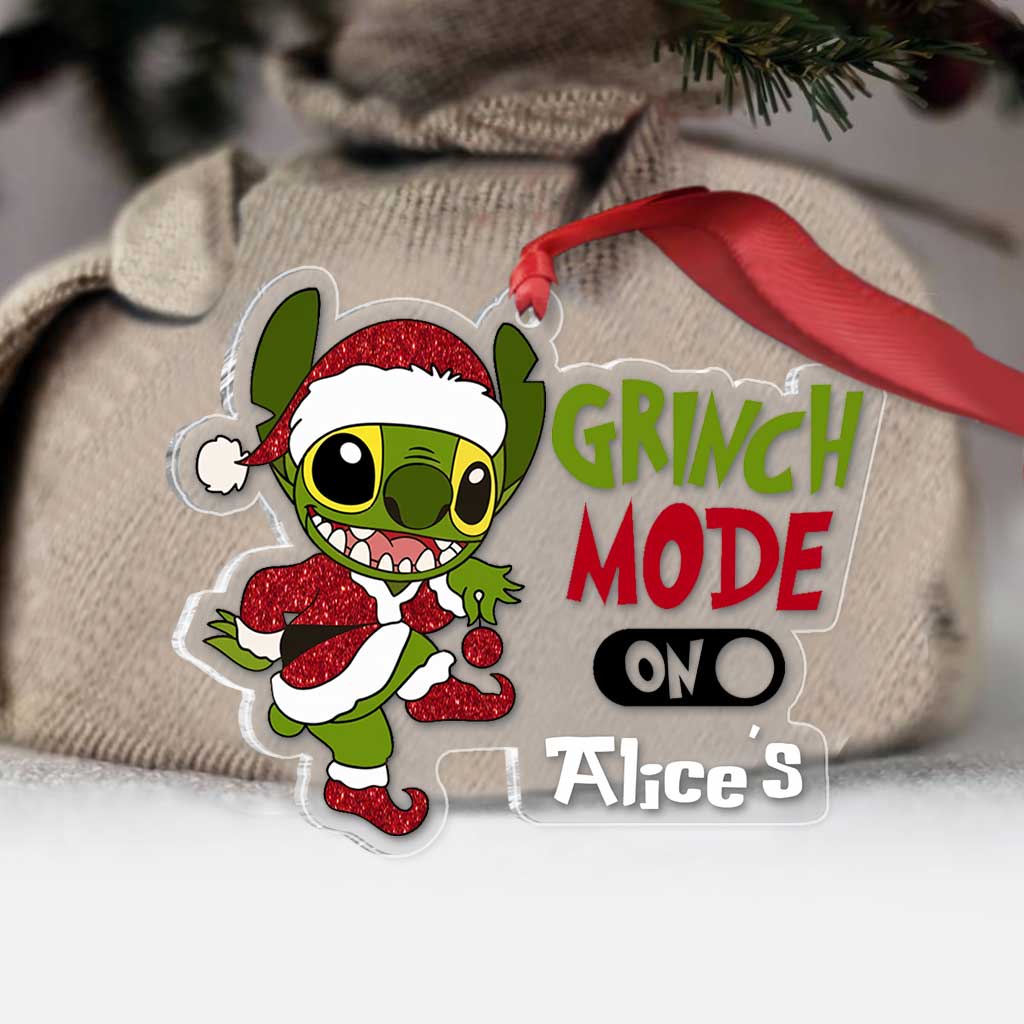 Personalized Transparent Acrylic Christmas Ornament Gift