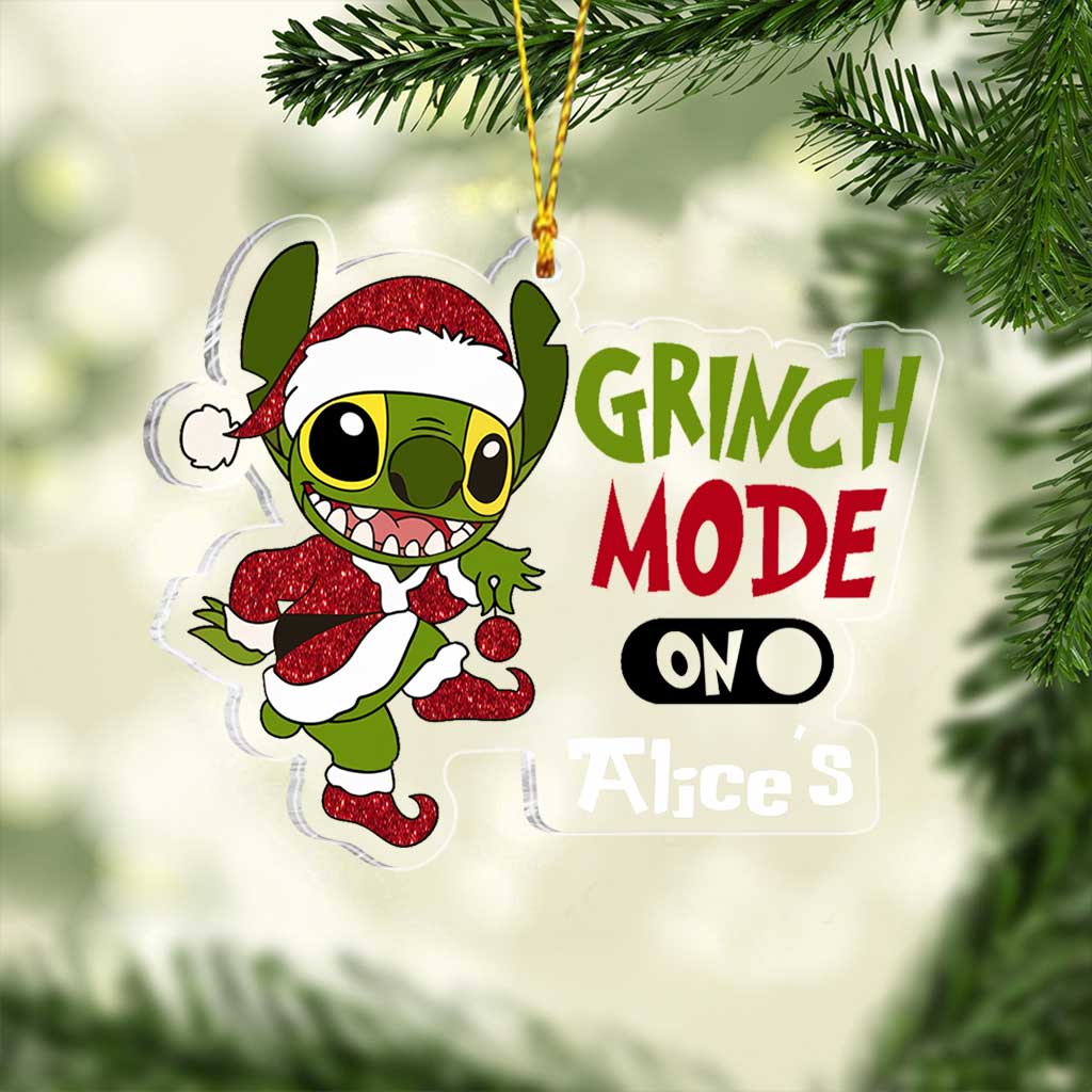 Personalized Transparent Acrylic Christmas Ornament Gift