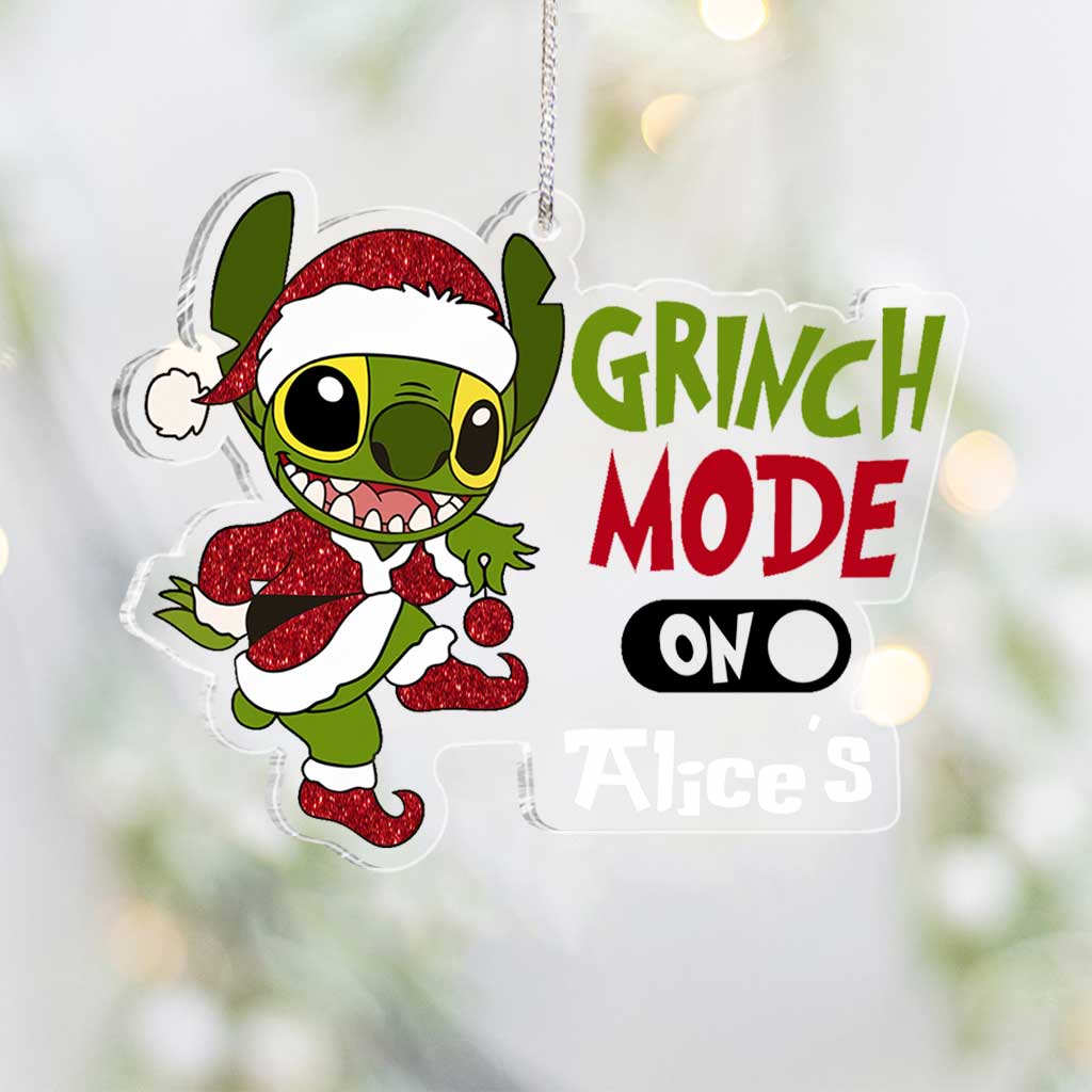 Personalized Transparent Acrylic Christmas Ornament Gift