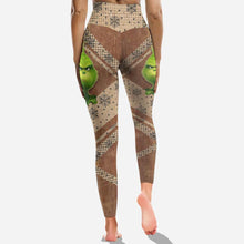 Load image into Gallery viewer, Personalized Grinch Hoodie &amp; Leggings Set for Christmas Gift
