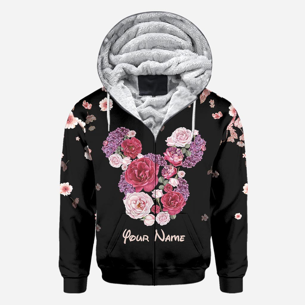 Personalized Floral Mouse All Over T-shirt & Hoodie Gift