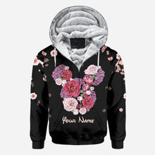 Load image into Gallery viewer, Personalized Floral Mouse All Over T-shirt &amp; Hoodie Gift
