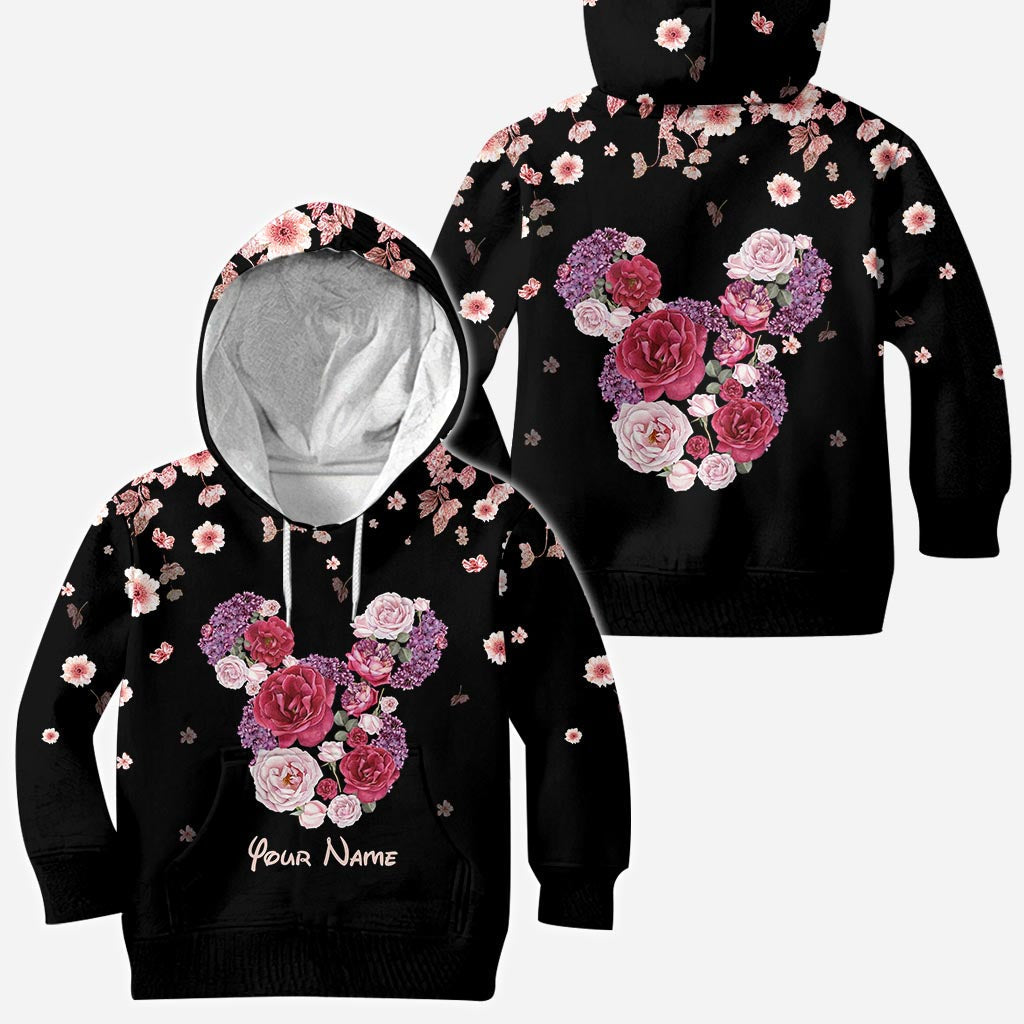 Personalized Floral Mouse All Over T-shirt & Hoodie Gift