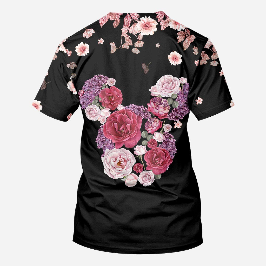 Personalized Floral Mouse All Over T-shirt & Hoodie Gift