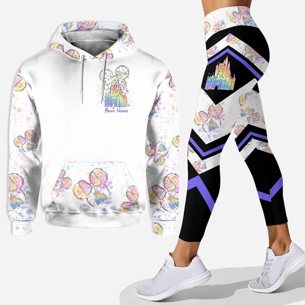 Personalized Mouse Hoodie and Leggings Set Custom Name Gift