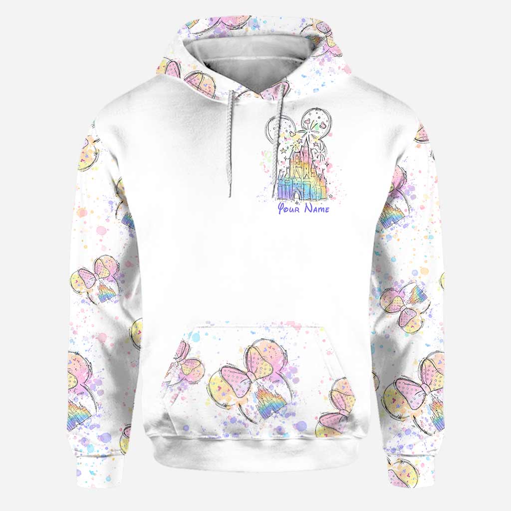 Personalized Mouse Hoodie and Leggings Set Custom Name Gift