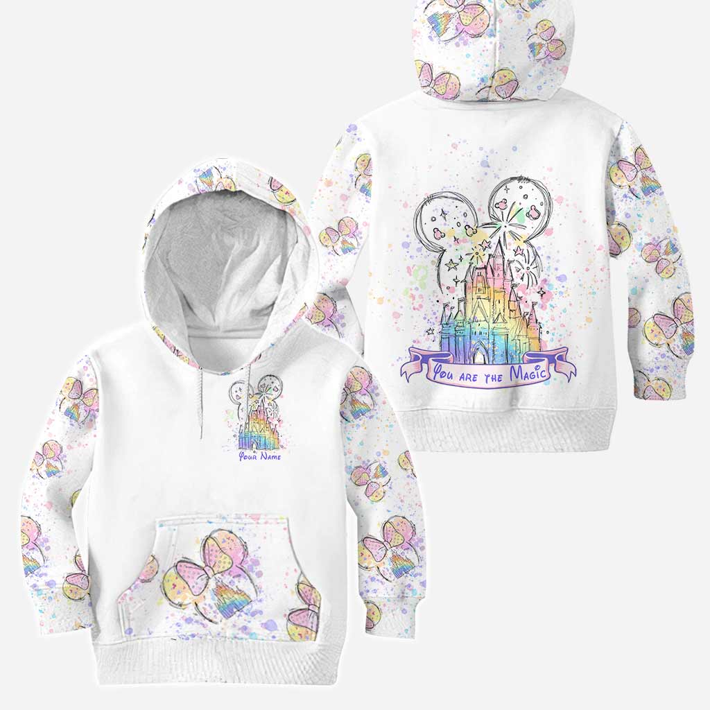 Personalized Mouse Hoodie and Leggings Set Custom Name Gift