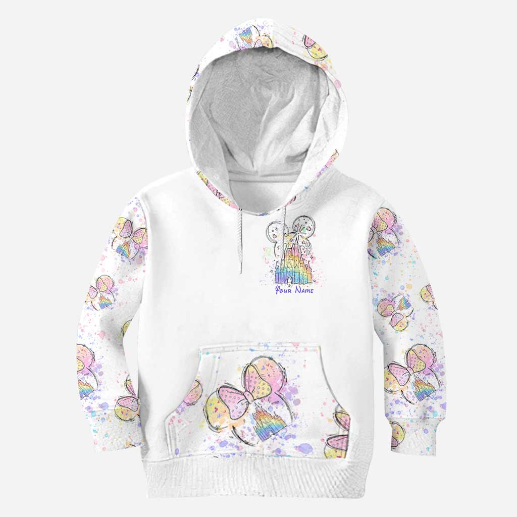 Personalized Mouse Hoodie and Leggings Set Custom Name Gift